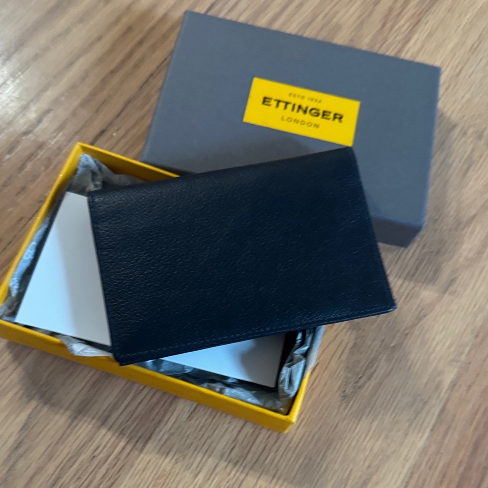 New Black Leather Wallet